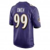 Miesten Baltimore Ravens NFL Pelipaita Odafe Oweh 99 Nike Violetti 2021 NFL Draft